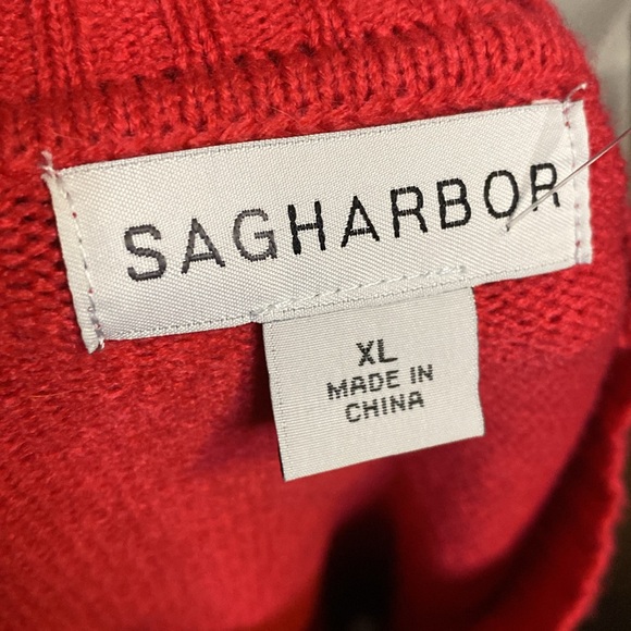 Sag harbor red sweater nwt - Picture 7 of 7